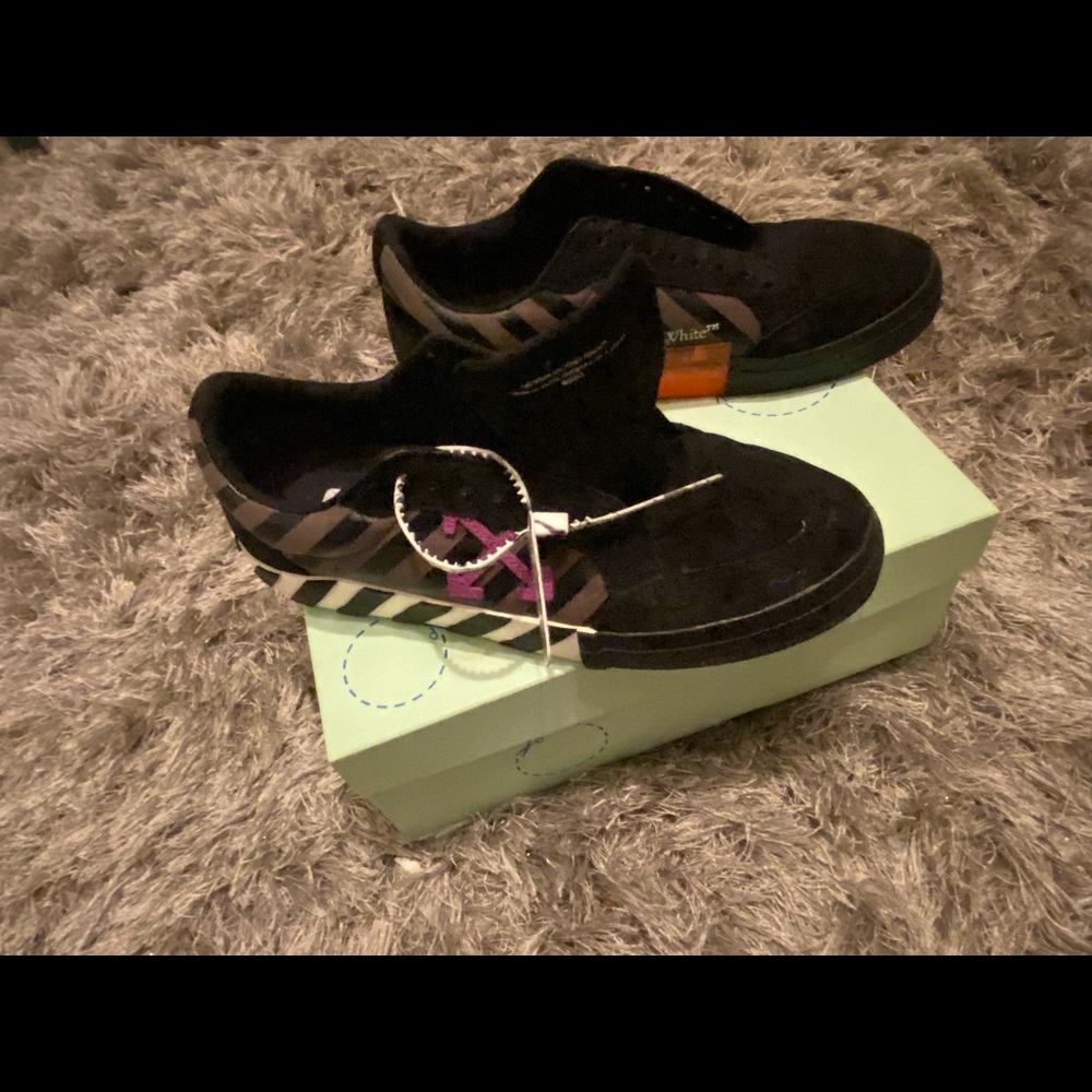 Off while sneakers